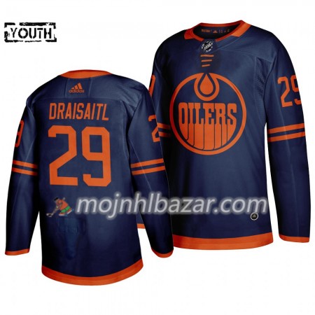 Dresovi Edmonton Oilers Leon Draisaitl 29 Adidas 2019-2020 Plava Authentic - Dječji